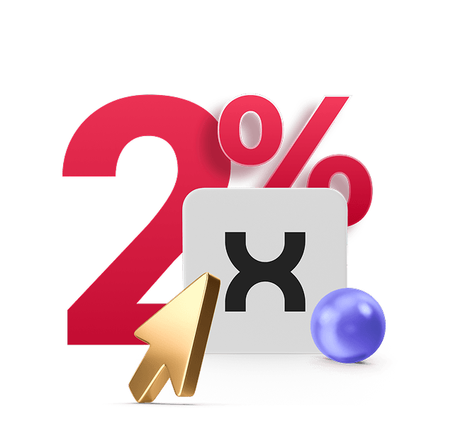 Two percent cashback